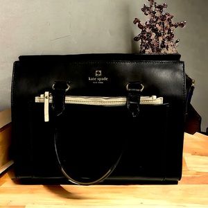 Authentic Kate Spade Hadley Street Bernadine Black Satchel